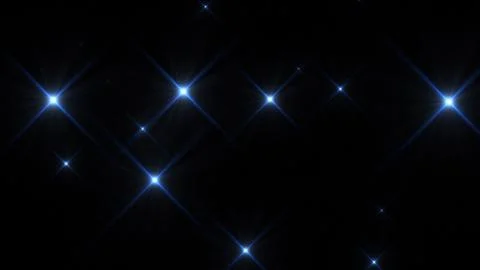 3d render Camera flashes on an black background Stock Illustration