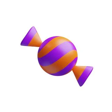 3d render candy for Halloween Stock Illustration