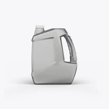 3D render cans of motor oil on a white background Stock Illustration