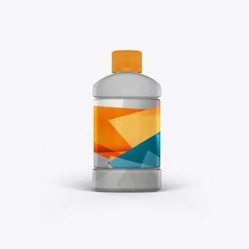 3D render cans of motor oil on a white background Stock Illustration