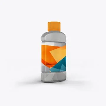 3D render cans of motor oil on a white background Stock Illustration