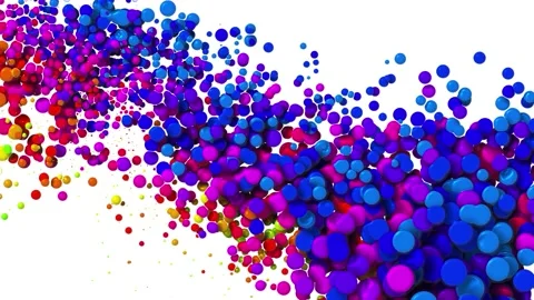 3d render cartoon animation style 4k looped abstract creative background of Stock Footage 143072179