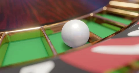 3d render of casino roulette wheel for gamble concept, gambling background. Stock Footage 233976852