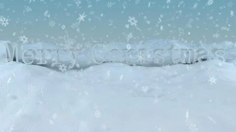 3d render of Christmas background with abstract tree Illustrazione stock