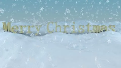 3d render of Christmas background with abstract tree Stock-Illustration