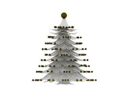 3d render of Christmas Decoration Object 스톡 일러스트