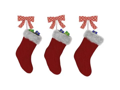 3d render of Christmas Decoration Object 스톡 일러스트