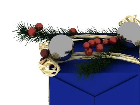 3d render of Christmas Decoration Object イラスト素材
