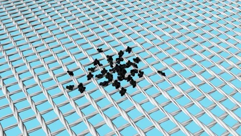 3d render cleaning of white fabric threads from dirt 스톡 동영상 157777461