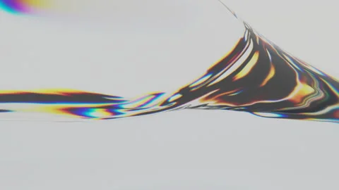 3D render clear water in glass in reflection, 4K abstract animation Stock Footage 262743773