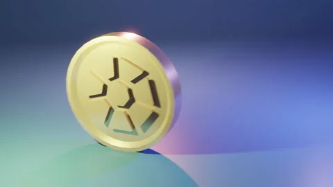 3d render coin spinning on surface Stock Footage 167162996