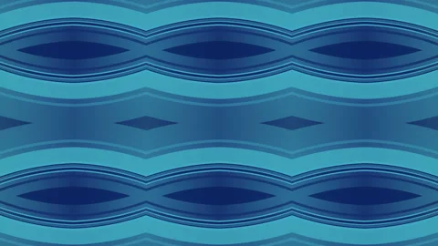 3d render of colored geometric shapes loop animation. Geometric motion pattern Stock Footage 129549517
