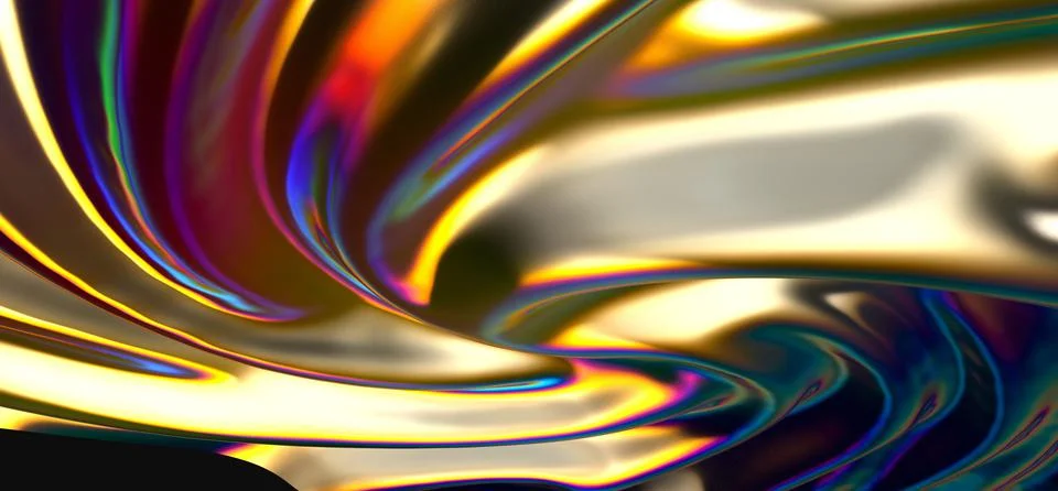 3d render colorful Computer generated digital art for poster, flyer, banner Illustrazione stock