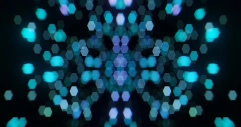 3d render of colorful motion bokeh blur. VJ loop Stock Footage 224758541