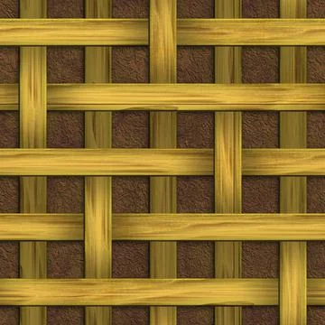 3D Render of combined wood background tile Stock Illustration