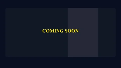 3D render of Coming Soon text creating cinematic announcement background Stock Footage 334940379