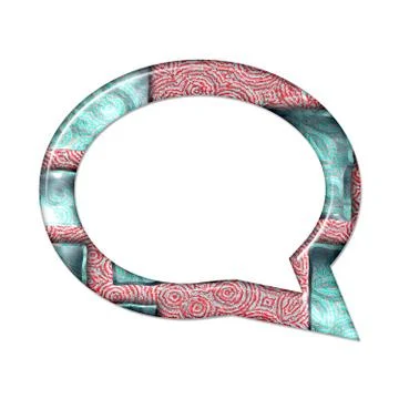 3D render of composite material symbol, sign and shape Stock Illustration