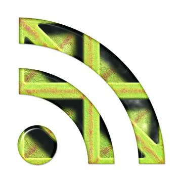 3D render of composite material symbol, sign and shape Stock-Illustration