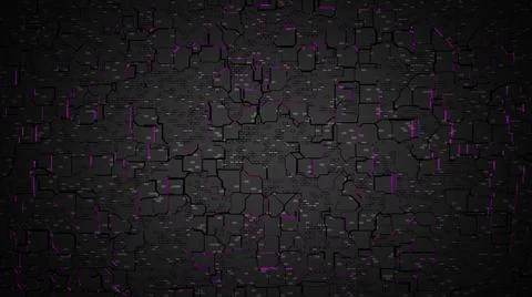 3d Render Computer processor chip on a circuit board with microchips. AI. Cir Stockillustratie