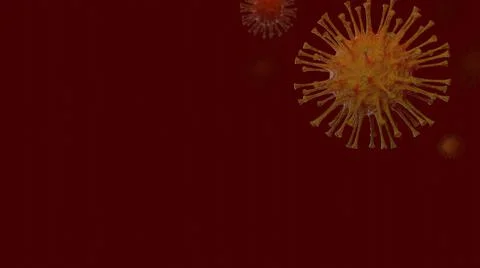 3D render Coronavirus 2019-nCov and coronaviruses influenza medical health pande Stock Illustration