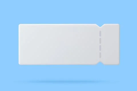 3d render coupon Stock Illustration