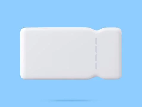 3d render coupon Stock Illustration