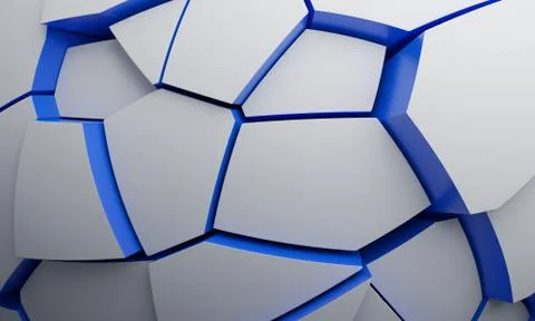 3D Render of Cracked Surface Illustrazione stock