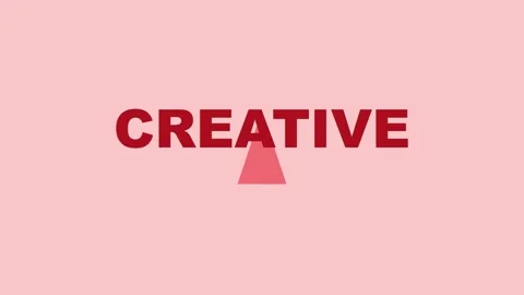 3D render of creative typography with geometric triangle creating modern design Stock Footage 334940261