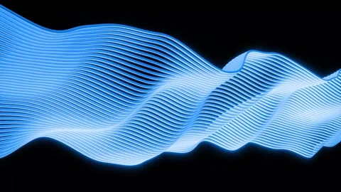 3D Render of a Cyan Neural Network or Data System - Seamless Looping Stock Footage 314473984