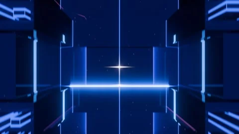 3d render cybernetic concept, technology background Vidéo 277109621