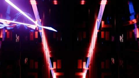 3d render cybernetic concept, technology background Vidéo 277112722