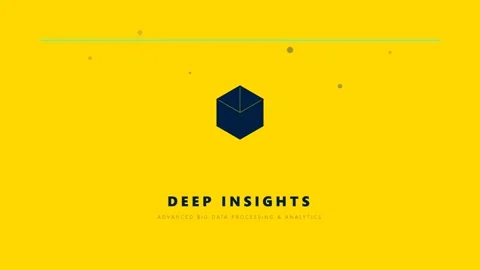 3D render of deep insights concept with scanning line creating data analytics Stock Footage 333784363