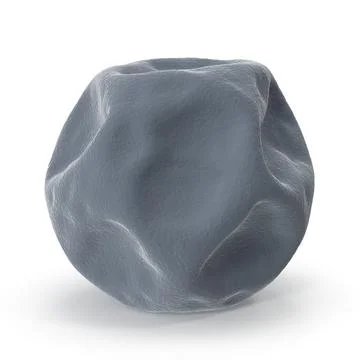 3d render of deformed ball sphere Stock Illustration