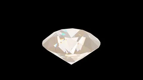 3d render Diamond Illustrazione stock