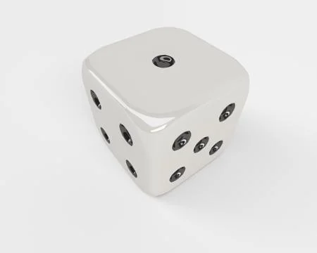 3D Render of Dice Illustrazione stock