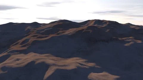 3D render of the earth's surface. rocky landscape. Stock Illustration