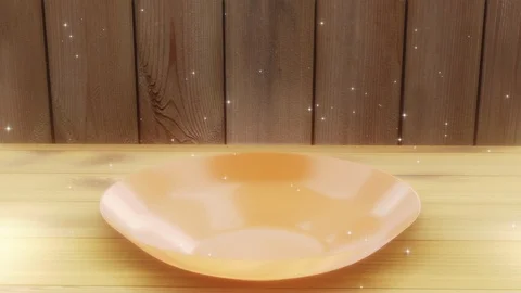 3d render Easter colored eggs in a plate 動画素材 125323897