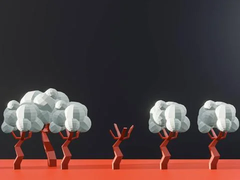 3d render of ecology problem. Global warning conceptual image. 3d render o... Stock Photos