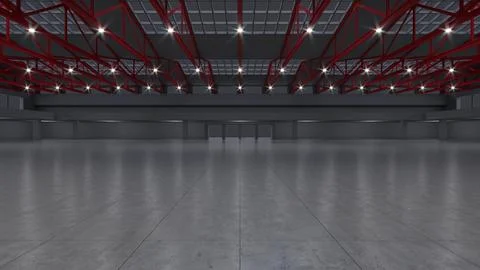 3D render of empty exhibition space. backdrop for exhibitions and events. Stock Illustration