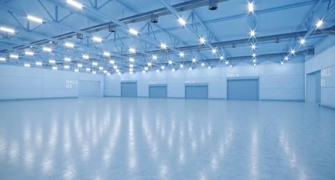 3D render of empty exhibition space. backdrop for exhibitions and events. Stock Illustration