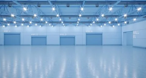 3D render of empty exhibition space. backdrop for exhibitions and events. Stock Illustration