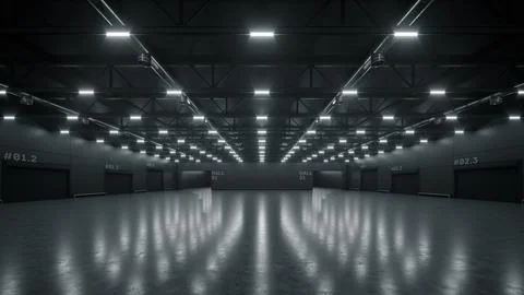 3D render of empty exhibition space. backdrop for exhibitions and events. Stock Illustration