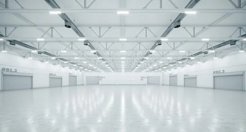 3D render of empty exhibition space. backdrop for exhibitions and events. Stock Illustration