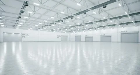 3D render of empty exhibition space. backdrop for exhibitions and events. Stock Illustration