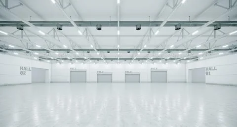 3D render of empty exhibition space. backdrop for exhibitions and events. Stock Illustration