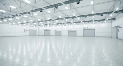 3D render of empty exhibition space. backdrop for exhibitions and events. Stock Illustration