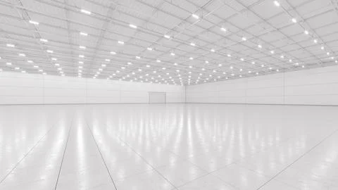 3D render of empty exhibition space. backdrop for exhibitions and events. Stock Illustration