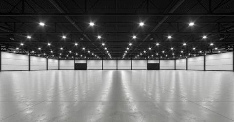 3D render of empty exhibition space. backdrop for exhibitions and events. Stock Illustration