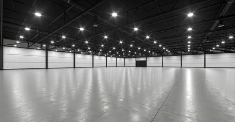 3D render of empty exhibition space. backdrop for exhibitions and events. Stock Illustration