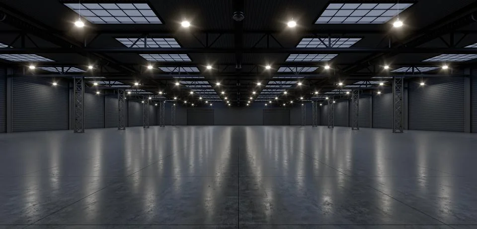 3D render of empty exhibition space. backdrop for exhibitions and events. Stock Illustration